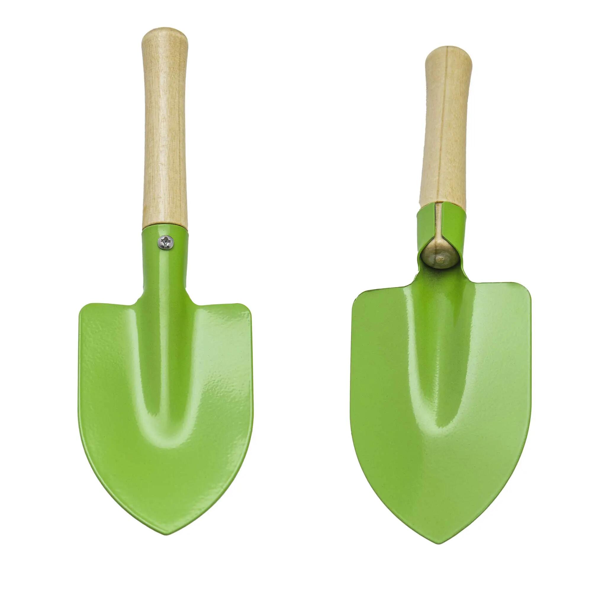 Set de 3 outils de jardin - Enfant - manches bois d’eucalyptus - 3 pièces 6/6