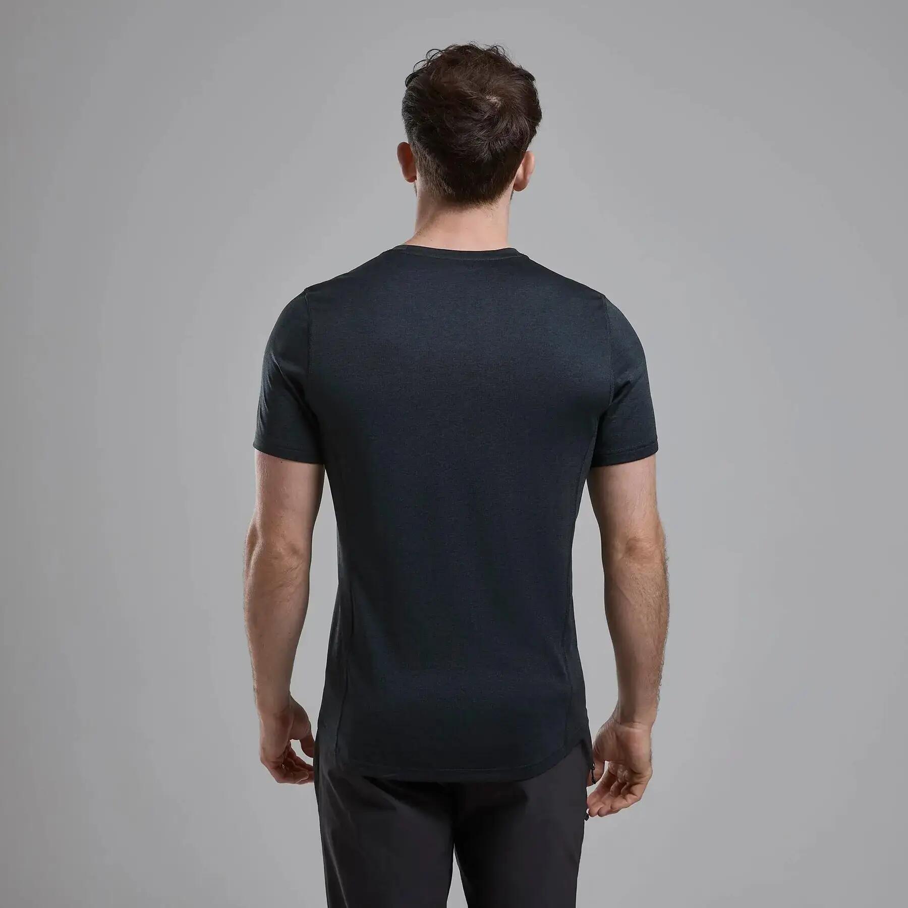 Montane Dart T‑Shirt Technique APEX Eco Noir, 100% recyceltes, Regular Fit 3/3