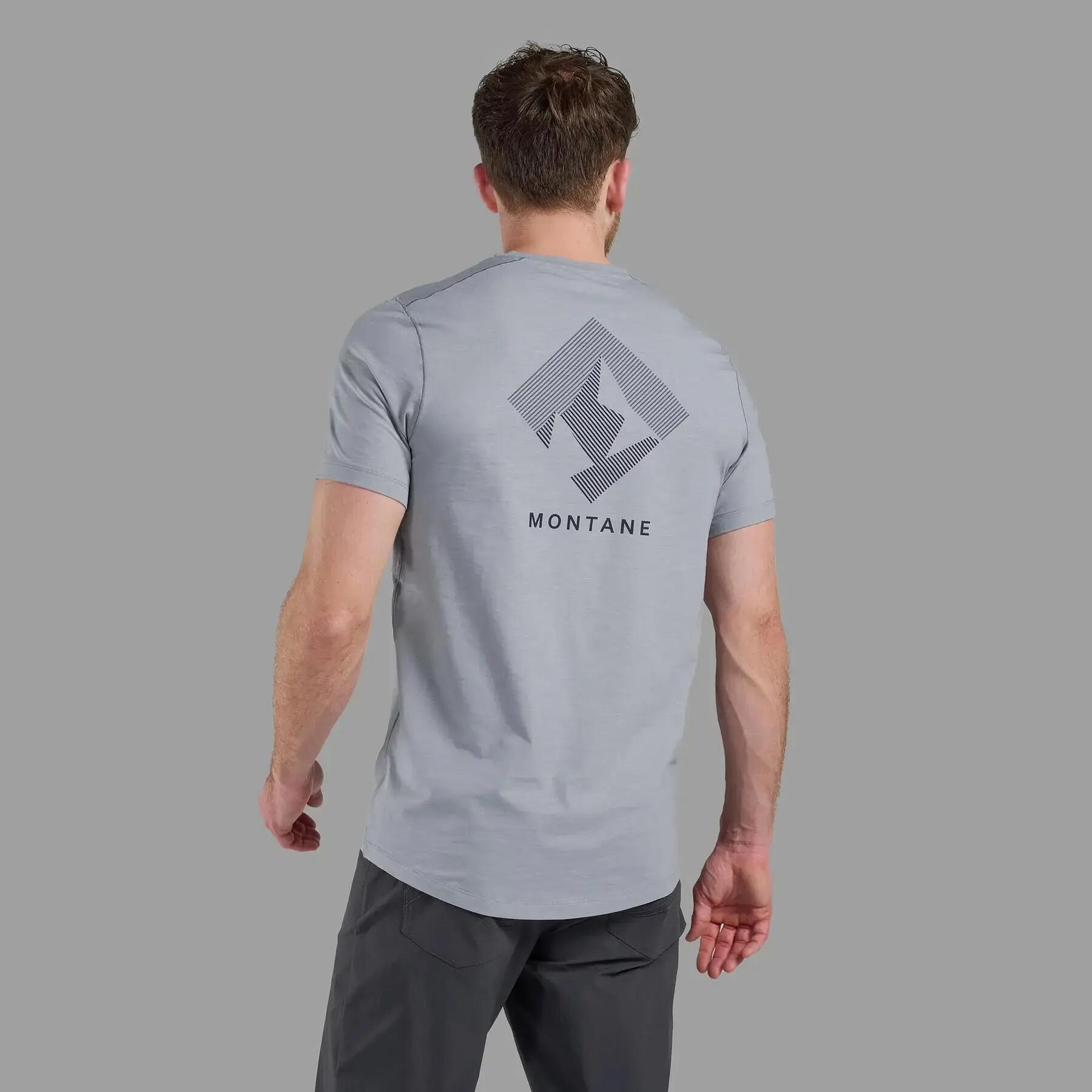 Herren-T-Shirt Montane Alhena Mountain Drirelease Merinowolle leicht 4/5