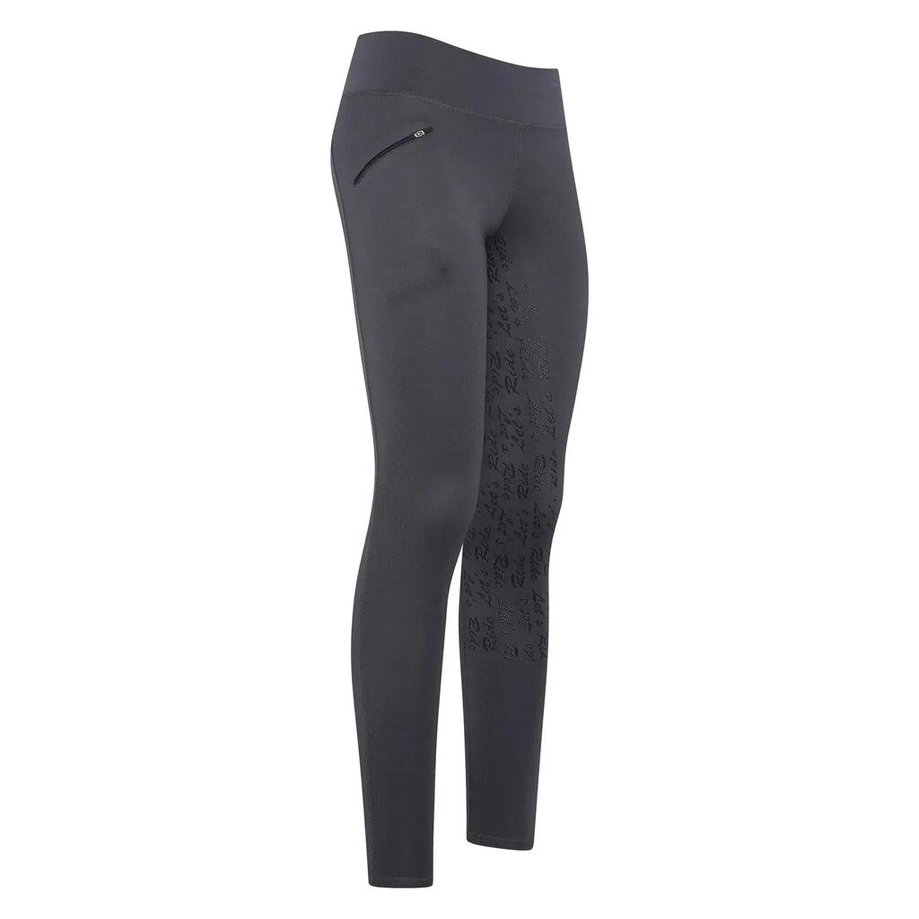 Girls' full grip riding leggings Easy Rider Dietse Winter