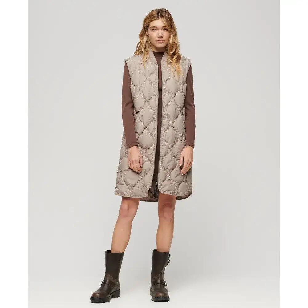 Doudoune longue sans manches femme Superdry Studios 3/7