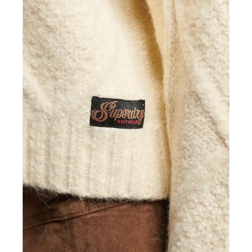 Pull Blanc Femme Superdry Chunky 6/6