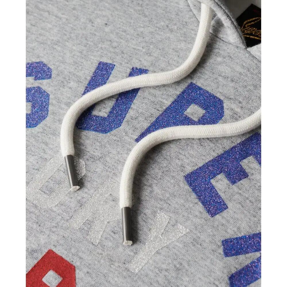 Camisola com capuz com logótipo gráfico brilhante 6/6