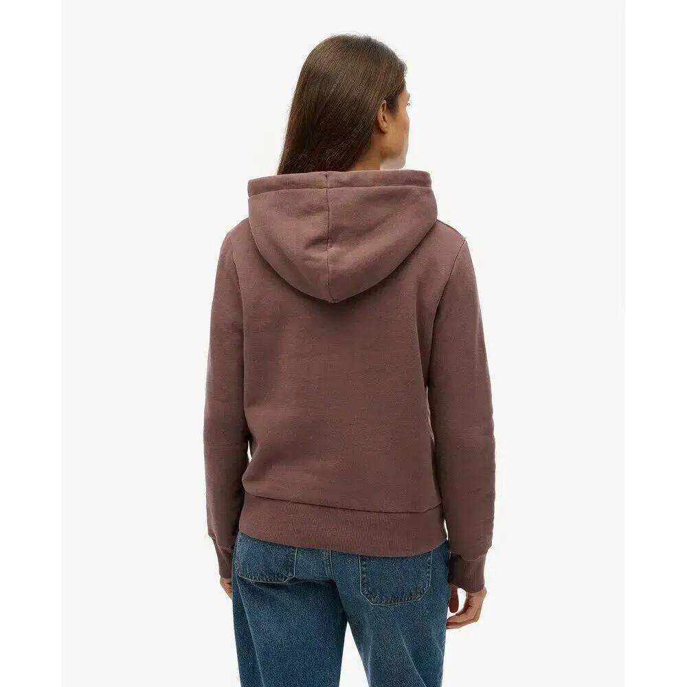 Sudadera con Capucha Marrón Superdry Tonal Core para Mujer 4/6