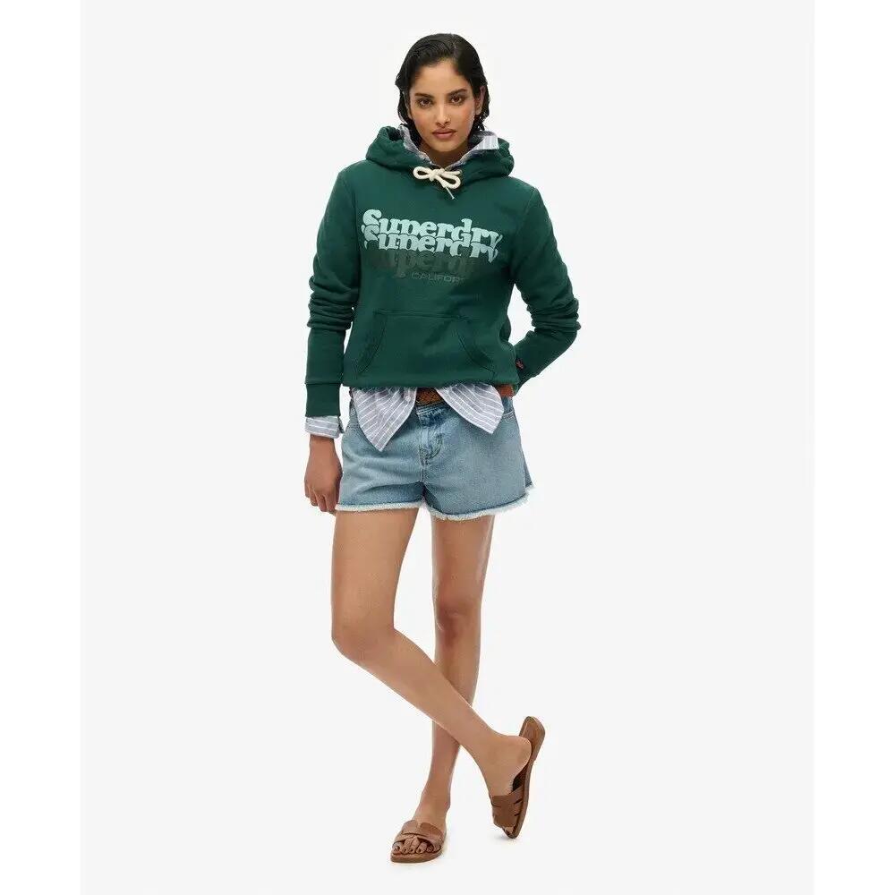Dames Hoodie Superdry Stacked 3/6