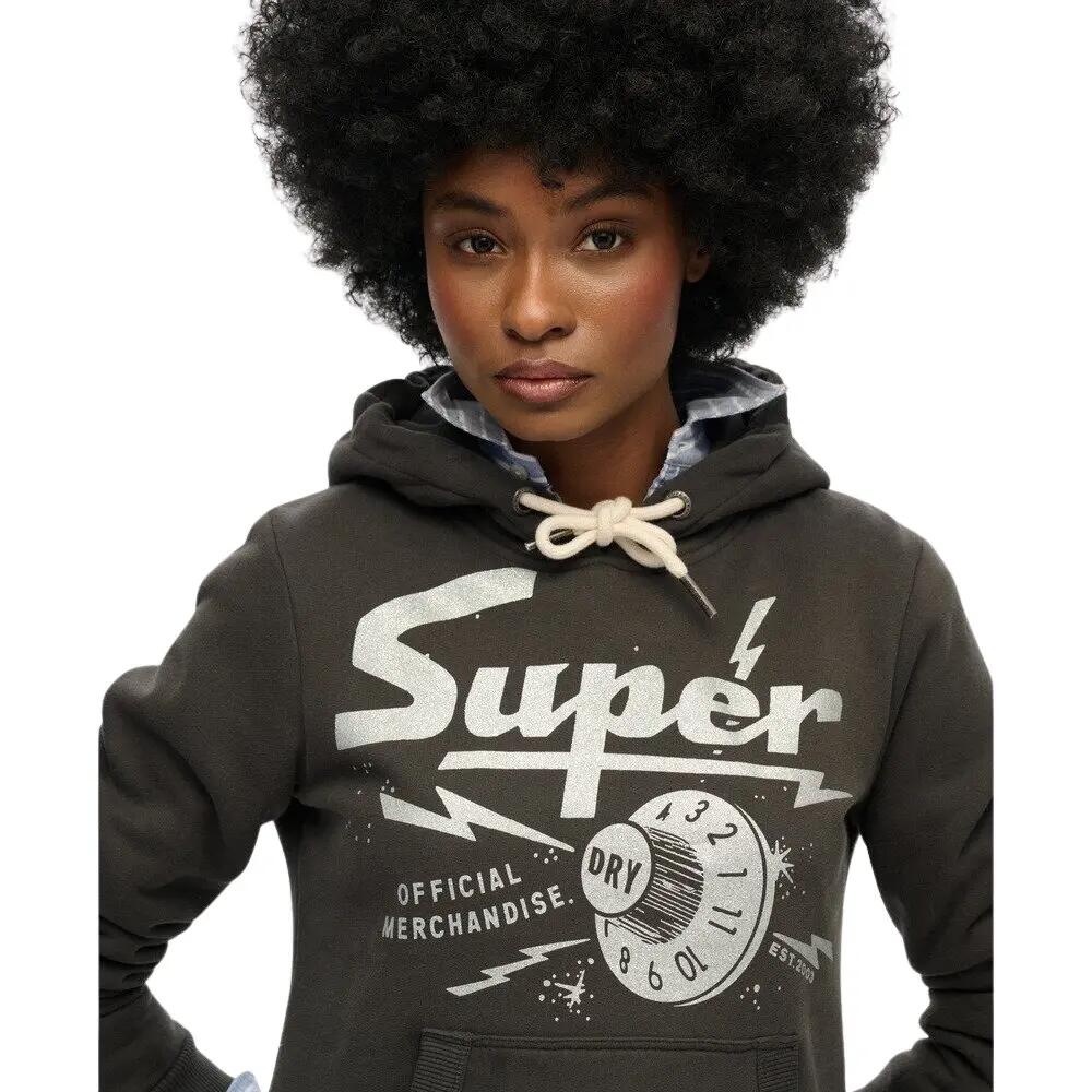 Felpa con cappuccio da donna Superdry Band Merch 5/5