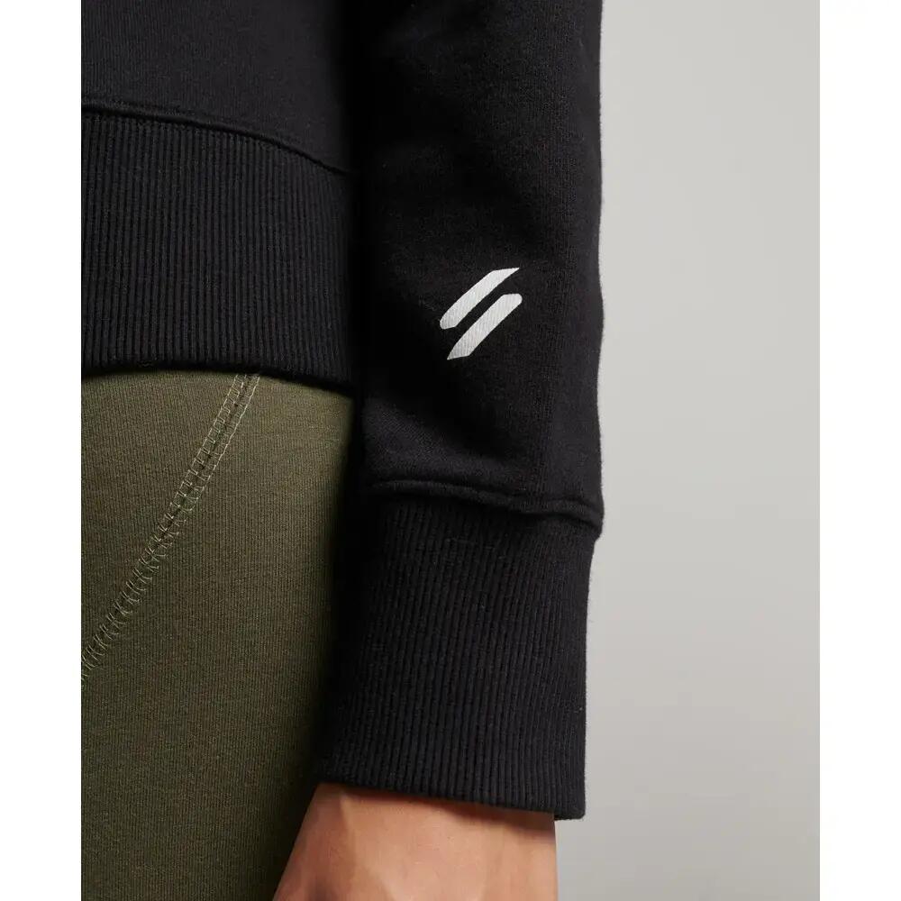 Felpa corta droit con cappuccio donna Superdry Core Sport 4/4