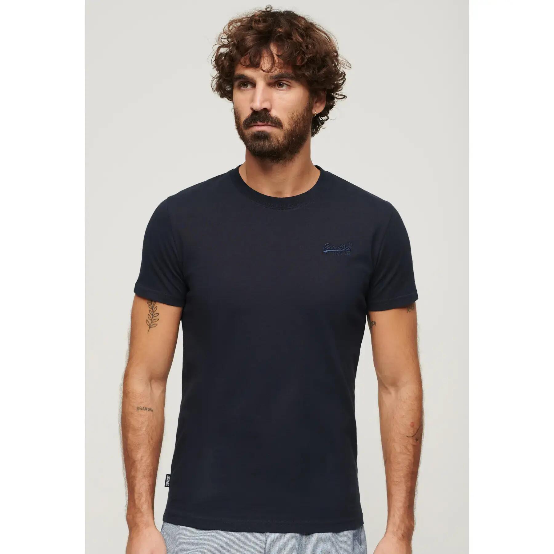 T-shirt met essentieel logo van biologisch katoen 3/6