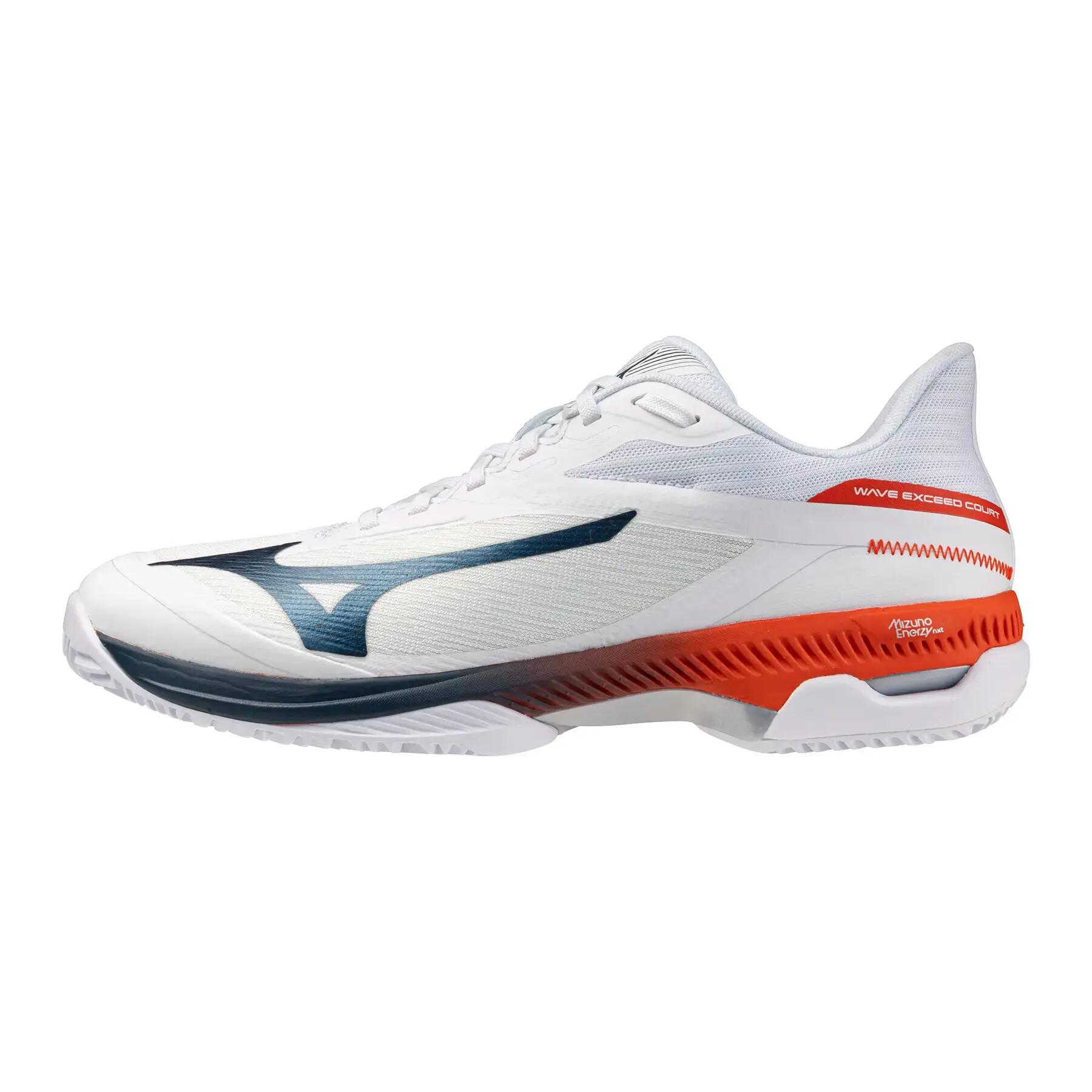 Mizuno Wave Exceed Court Clay Court Blanco/naranja 61gc2620 6/6