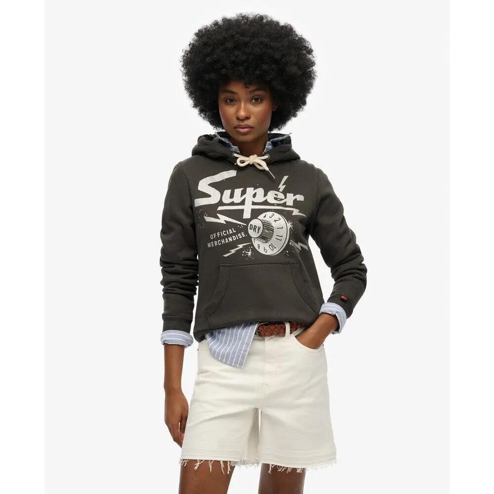 Felpa con cappuccio da donna Superdry Band Merch 2/5