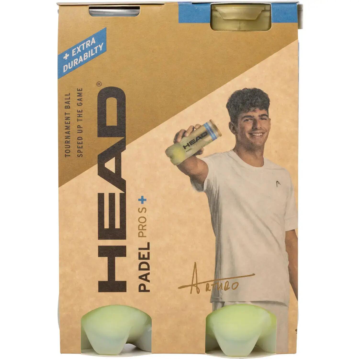 Bipack De Balles Head Padel Pro S+ 3/4