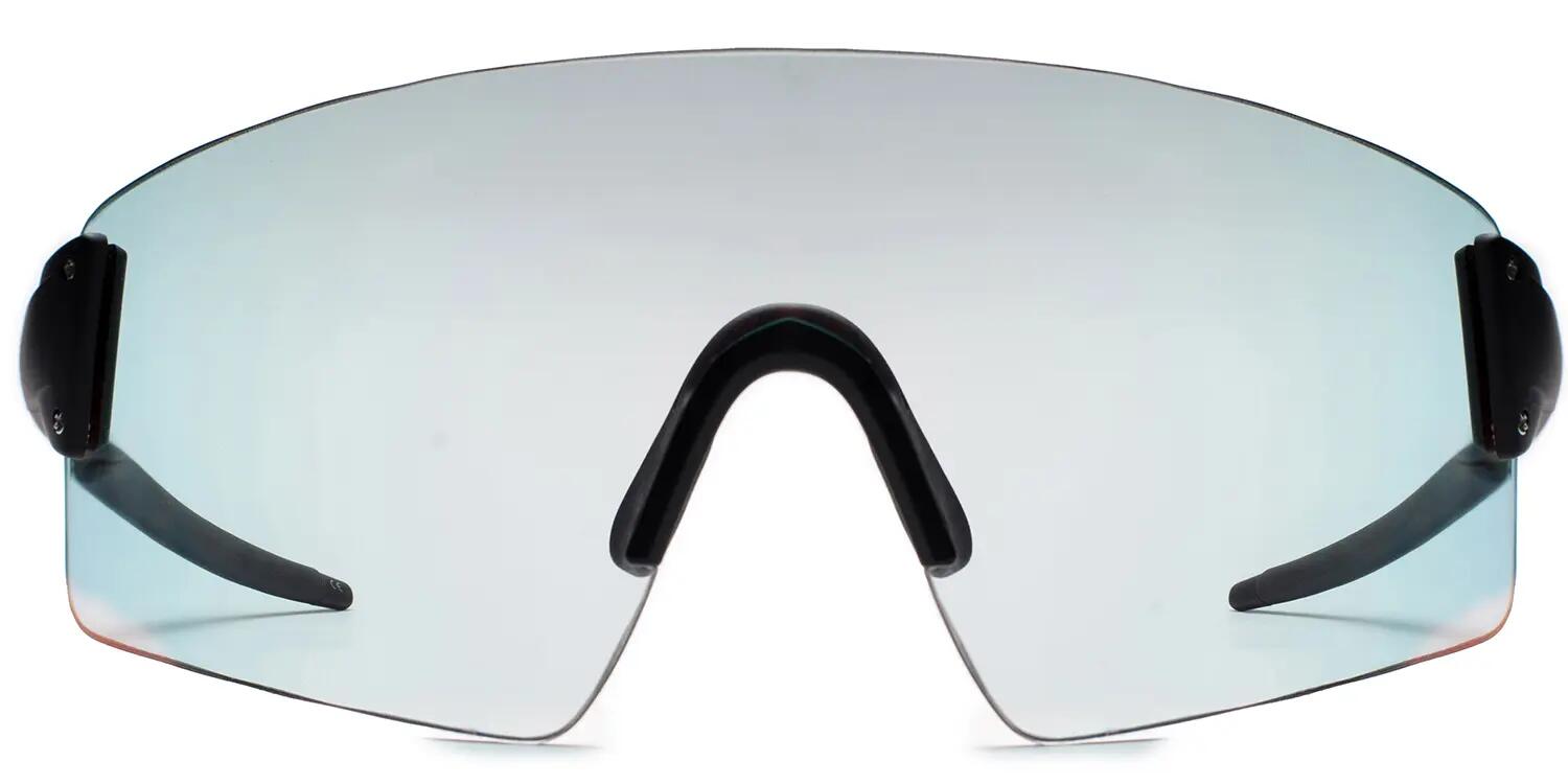 **Gafas de sol Ai1 en negro mate, FOTOSENSIBLES ROJAS - cat.1-3 - MUNDAKA** 2/4