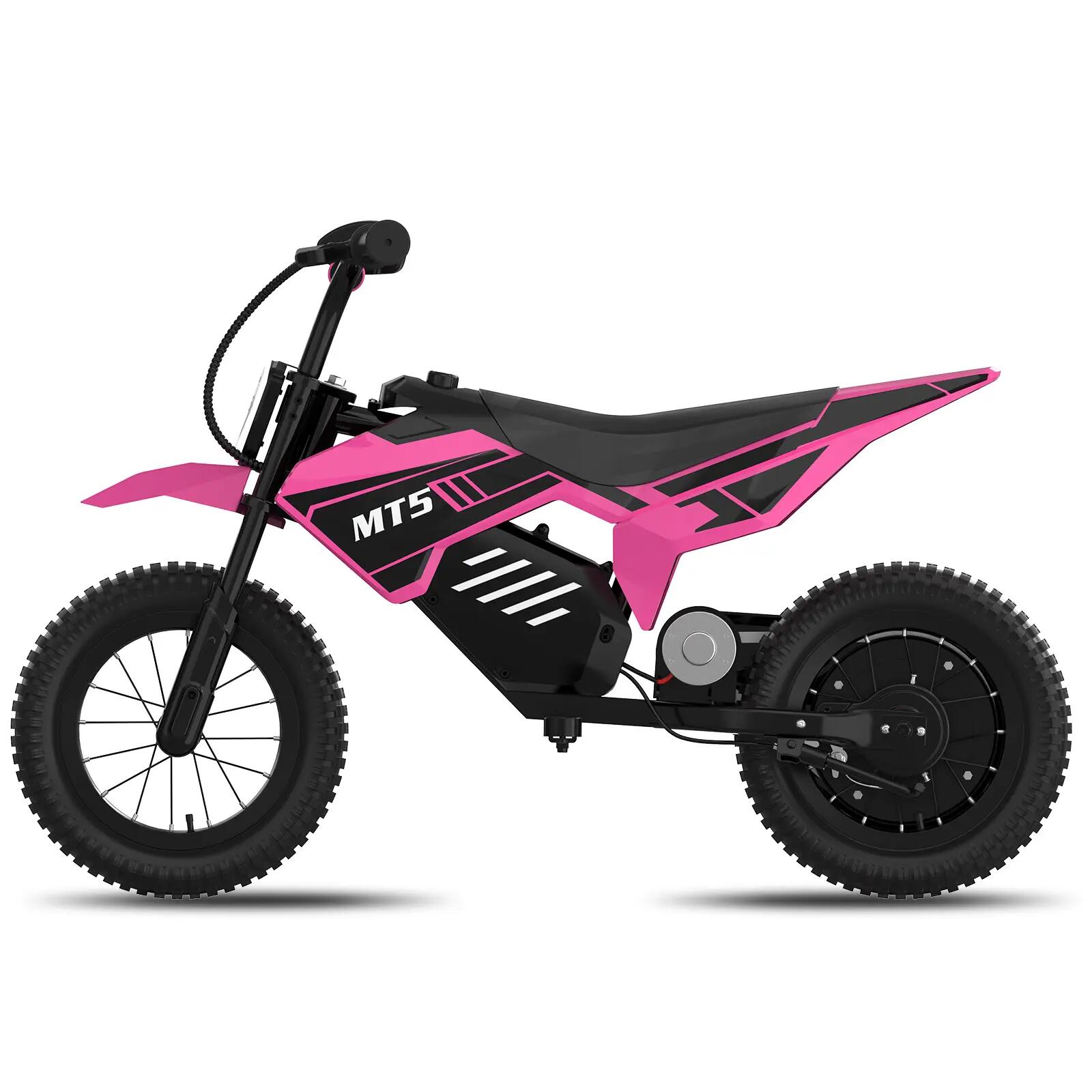 Moto électrique enfant MT5 12", moteur 150W, batterie lithium, 2 vitesses 4/7