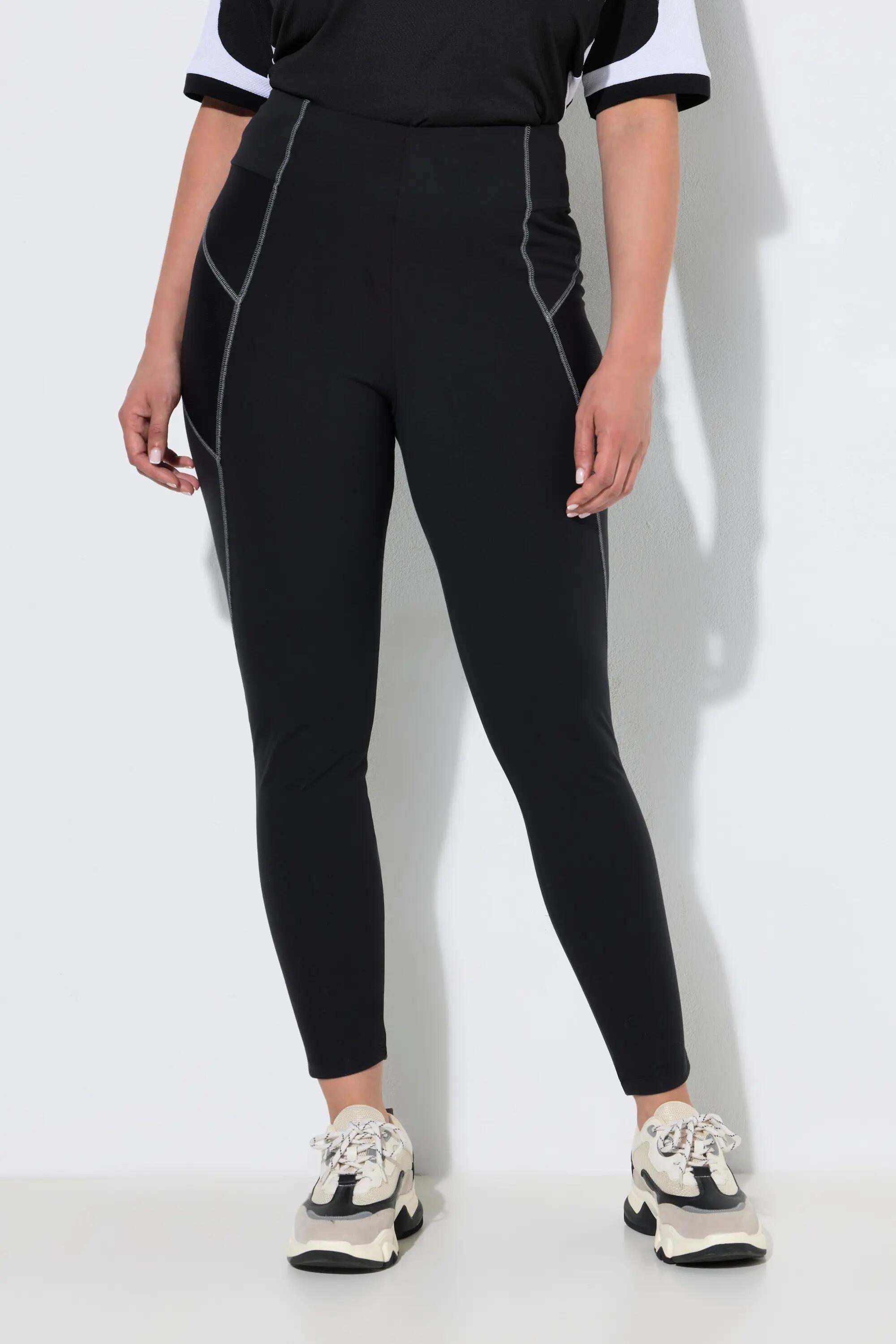 Dames Sportlegging reflecterende banden mesh zakken gerecycled 1/6