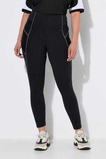 Damen Sport-Leggings Reflektor-Bänder Mesh-Taschen recycelt