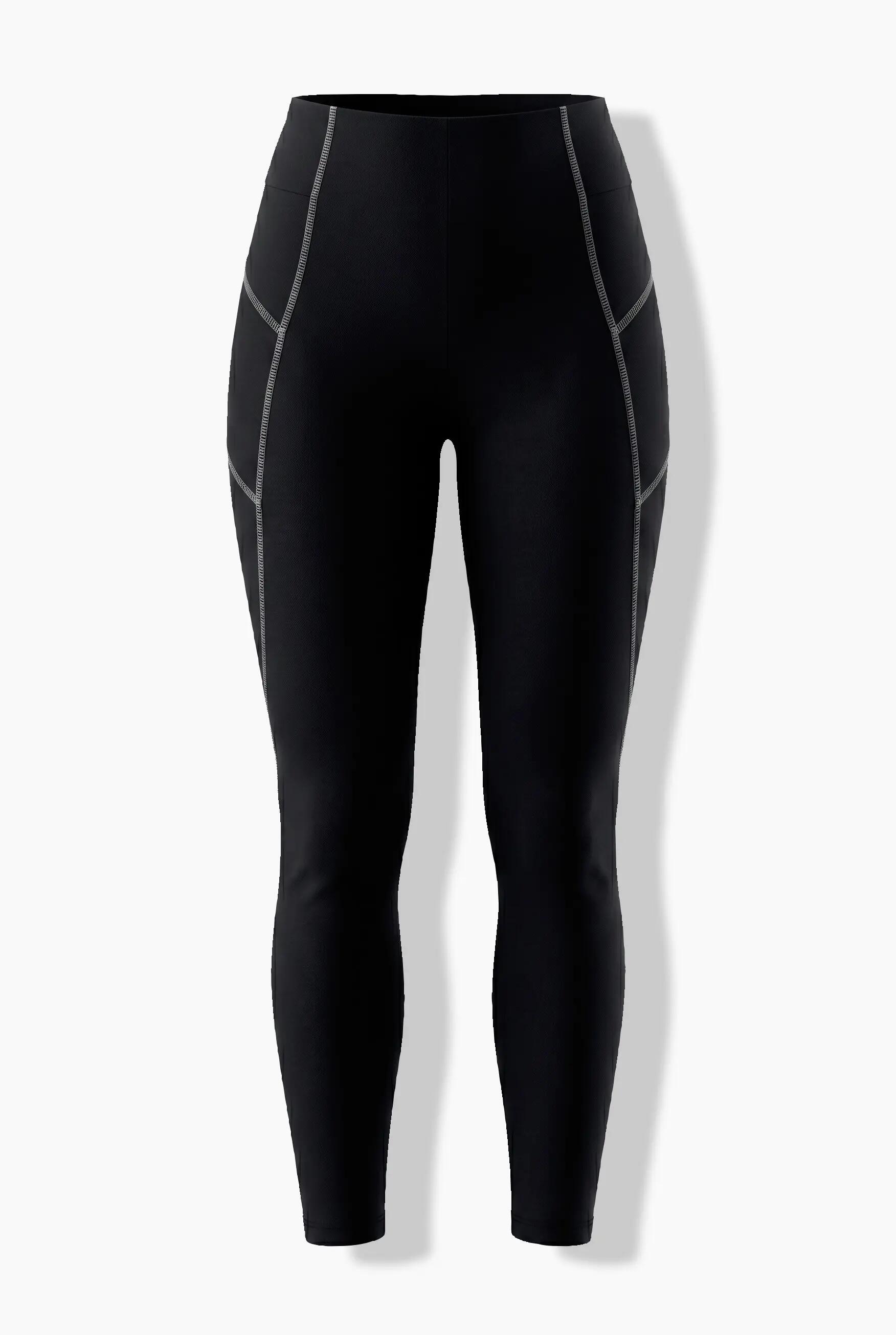 Dames Sportlegging reflecterende banden mesh zakken gerecycled 6/6