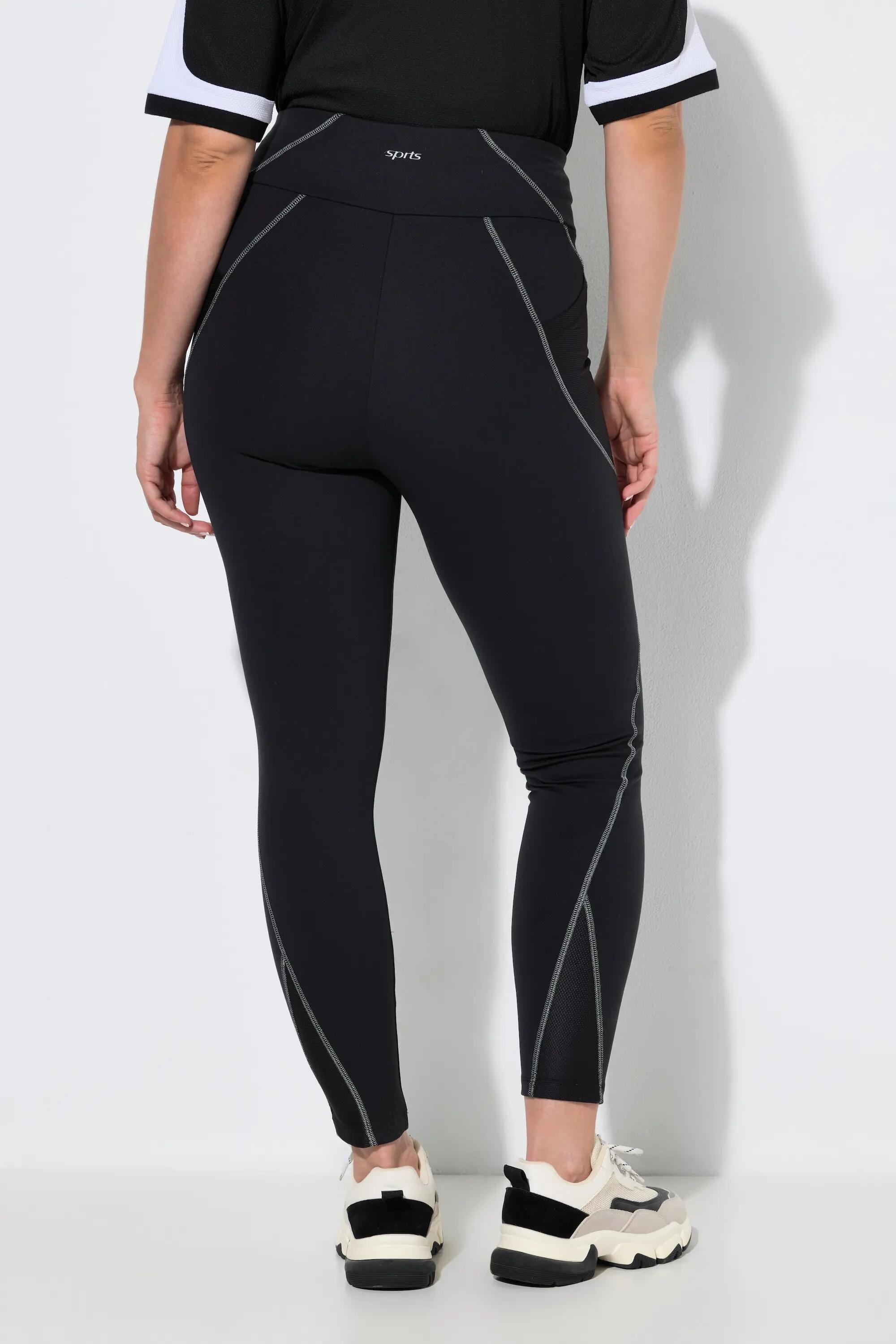 Dames Sportlegging reflecterende banden mesh zakken gerecycled 2/6
