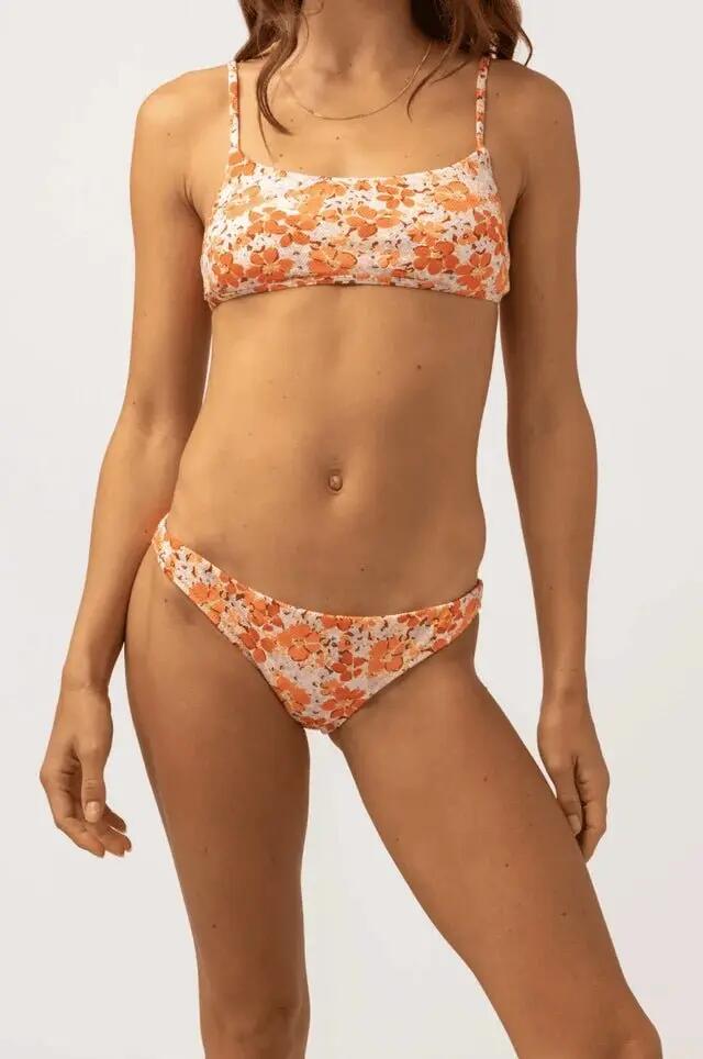 Rosa Floral - Haut De Maillot Femme 2/5