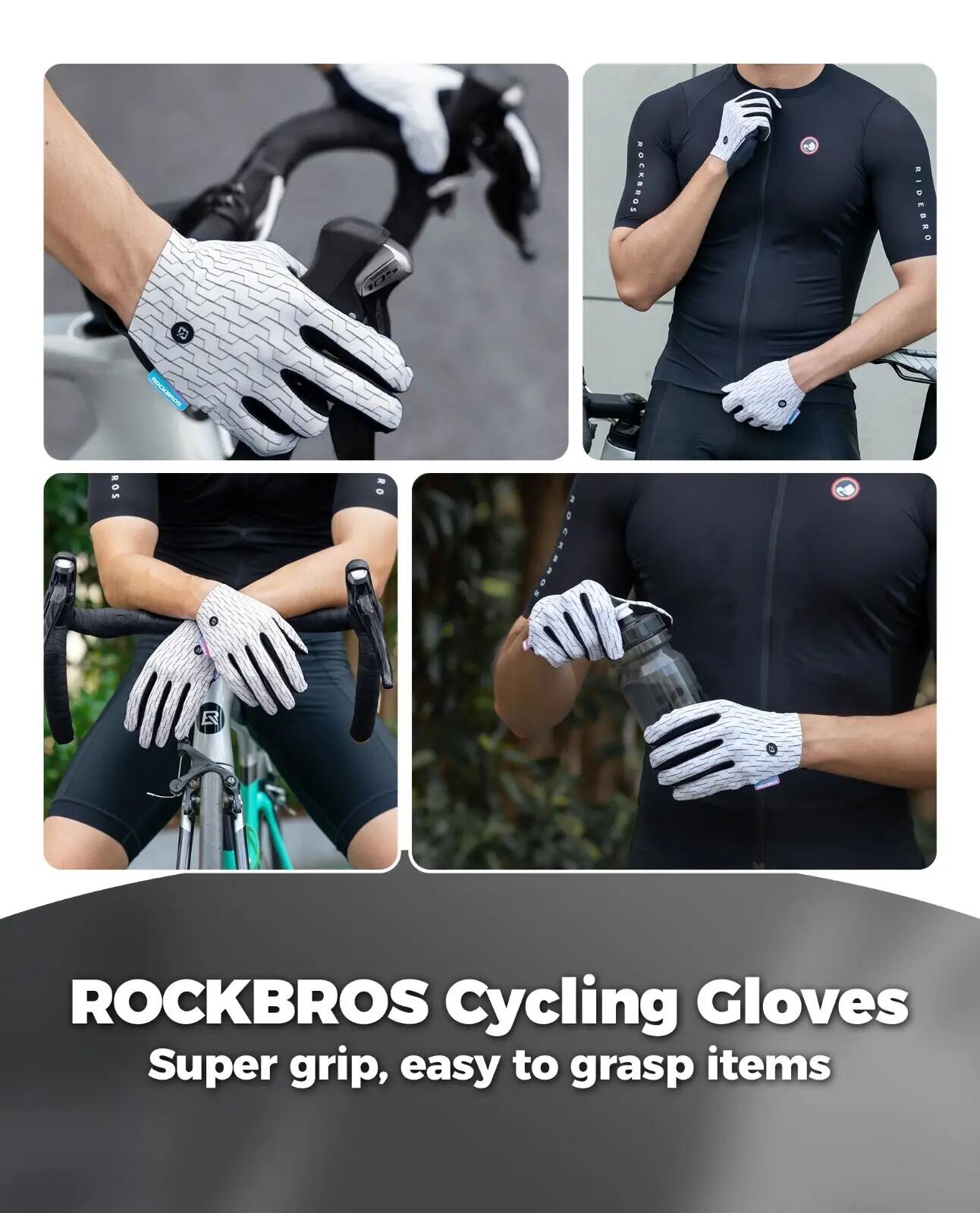 ROCKBROS Fahrradhandschuhe Dämpfung Vollfingerhandschuhe 6/6