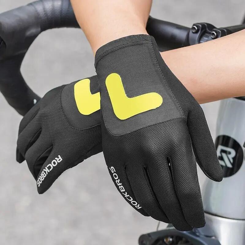 ROCKBROS Fahrradhandschuhe Winddicht Touchscreen 8/8