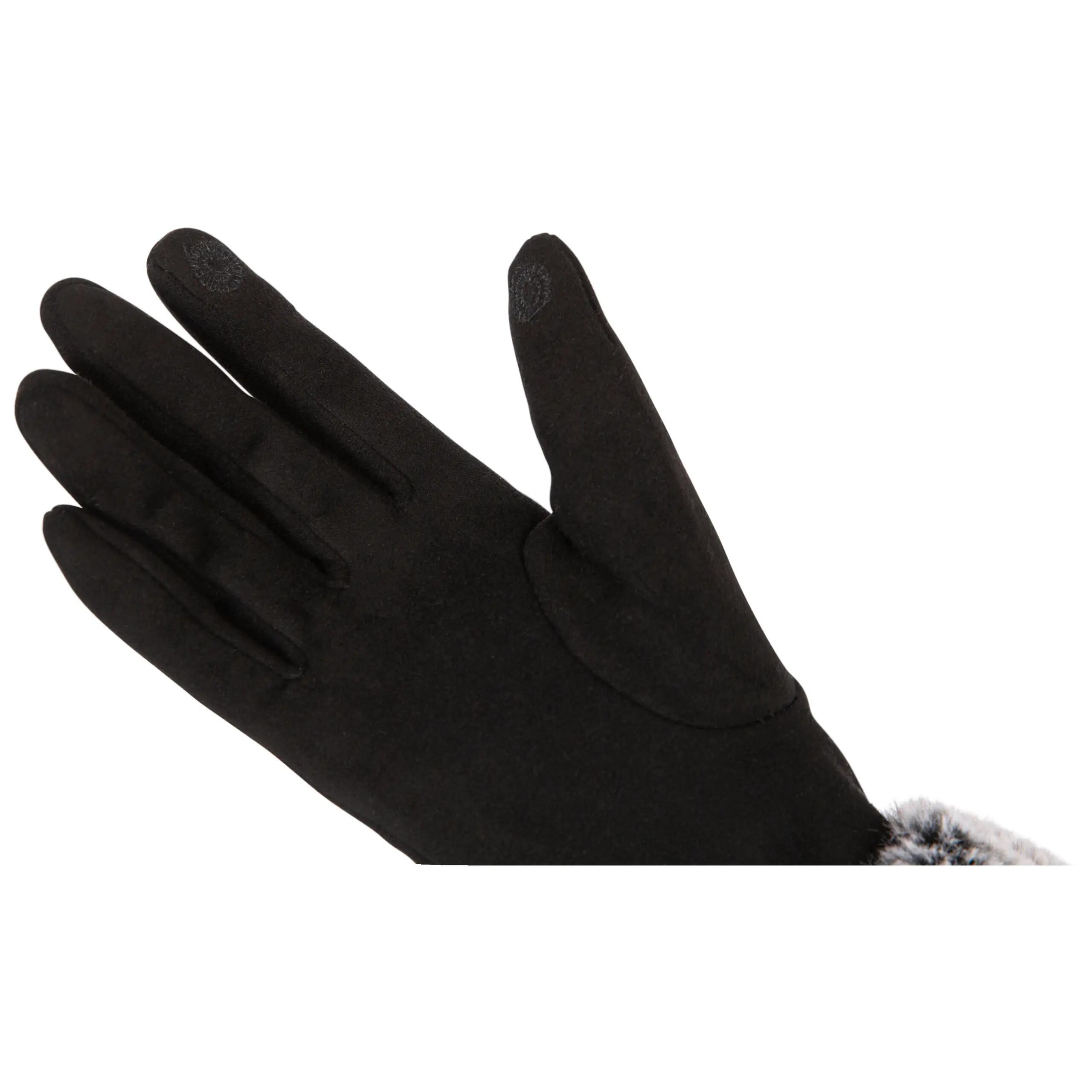 Womens Conductive Index Finger & Thumb Knitted Moleskin Gloves - Betsy 5/5