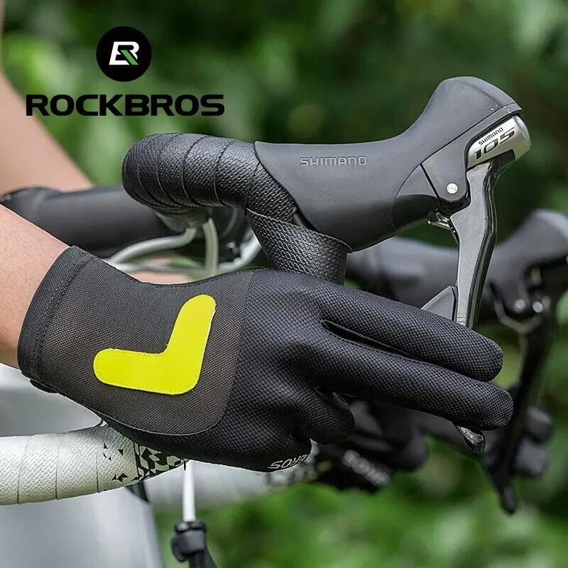 ROCKBROS Fahrradhandschuhe Winddicht Touchscreen 7/8