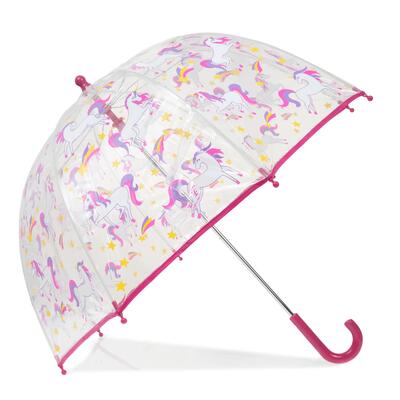 Ombrello/Cosmonauta in PVC trasparente per bambini
