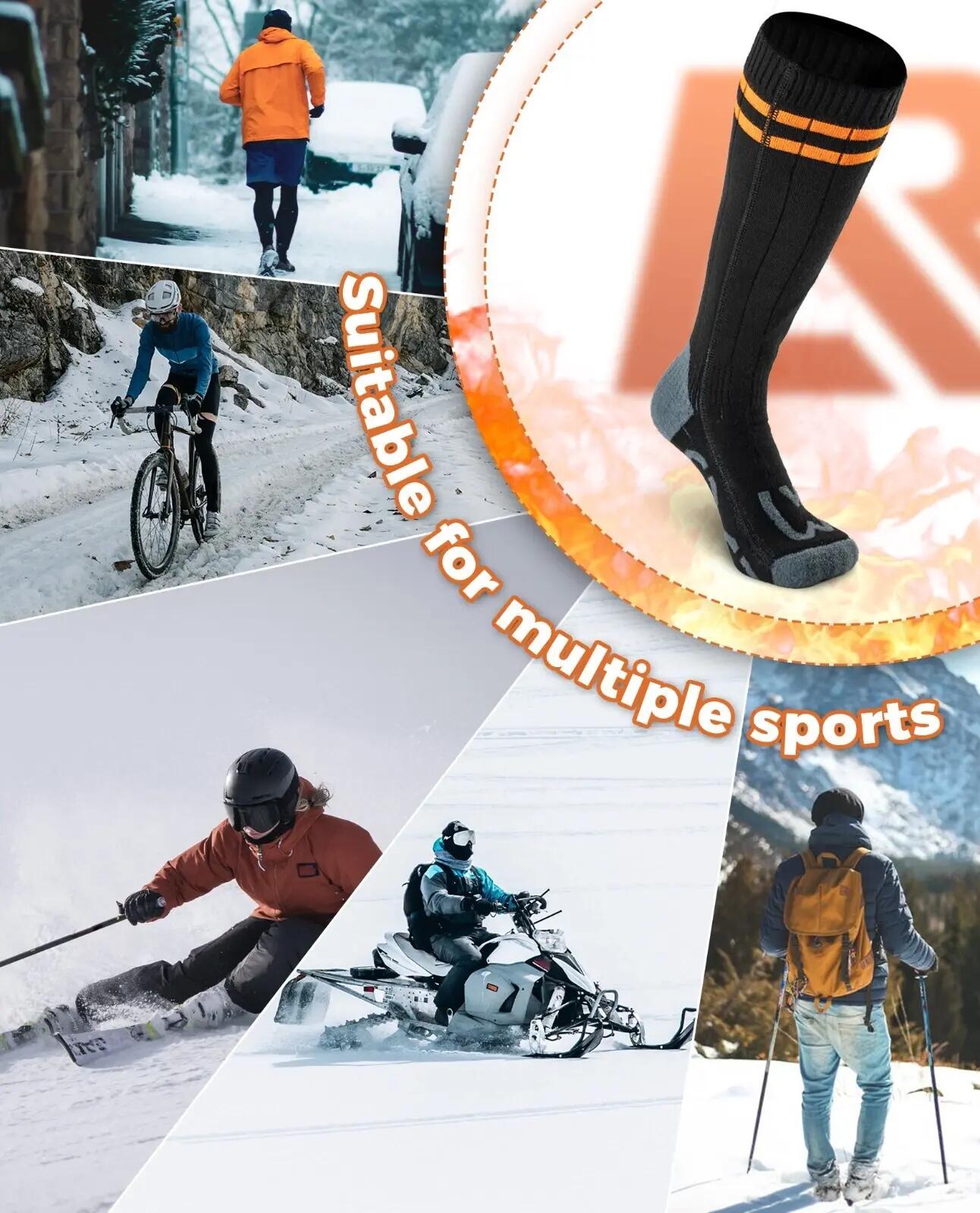 Beheizte Socken mit 5000mAh Akku – 4 Heizstufen für Winter & Outdoor 7/7