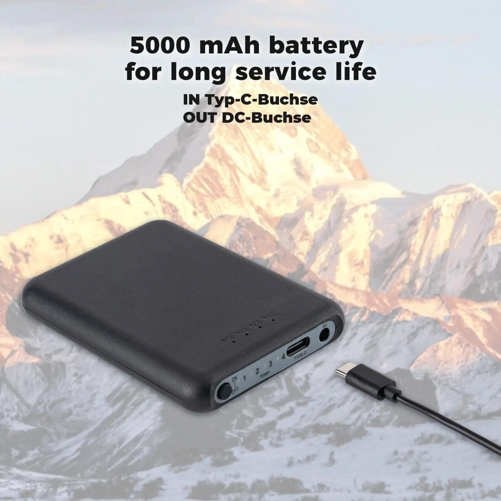 Beheizte Socken mit 5000mAh Akku – 4 Heizstufen für Winter & Outdoor 5/7