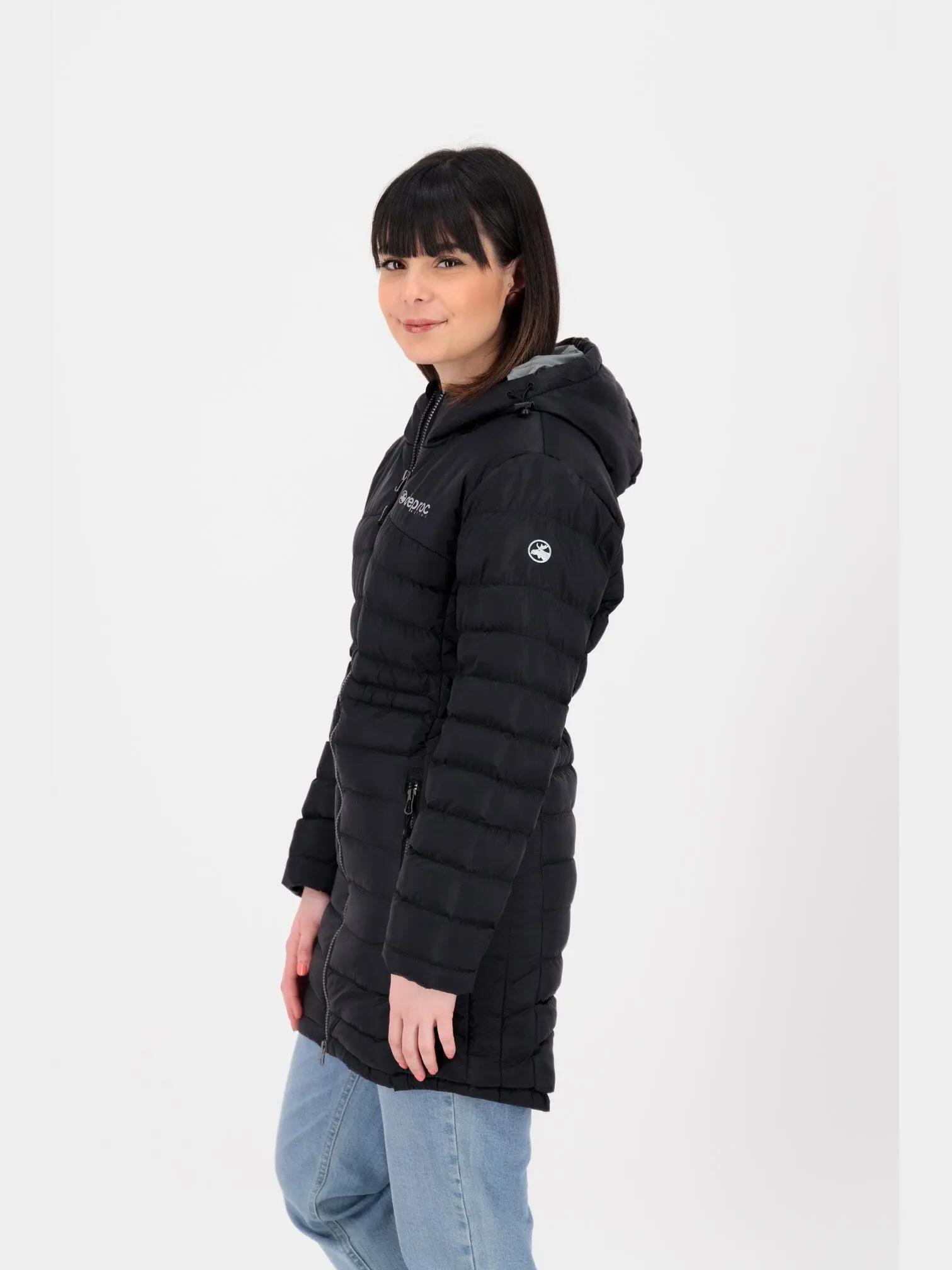 Damen Steppmantel GILMOUR II LONG - wasserabweisend, waermend 2/3
