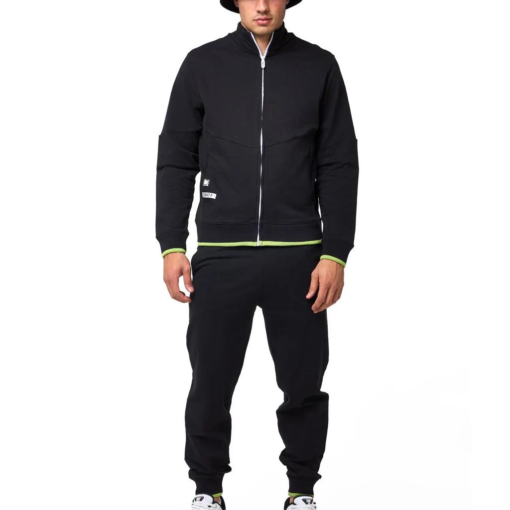 Leone Active Men's Non-Sweat Zip-Up Tracksuit with Collar