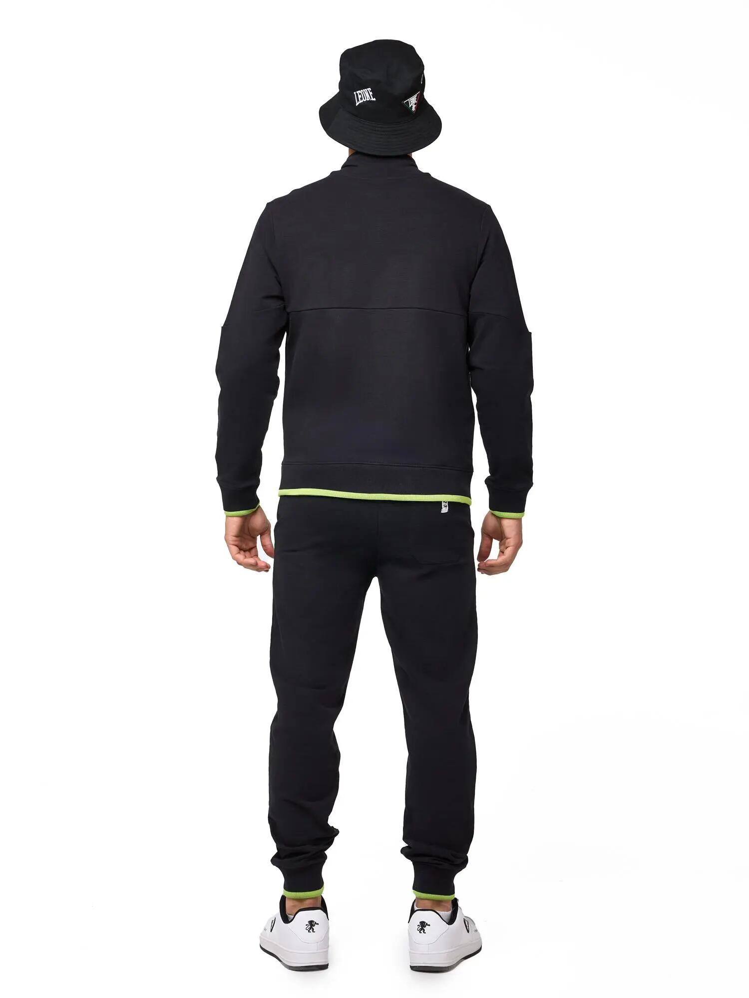 Tuta da uomo non felpata con zip e colletto non felpata Leone Active 4/6