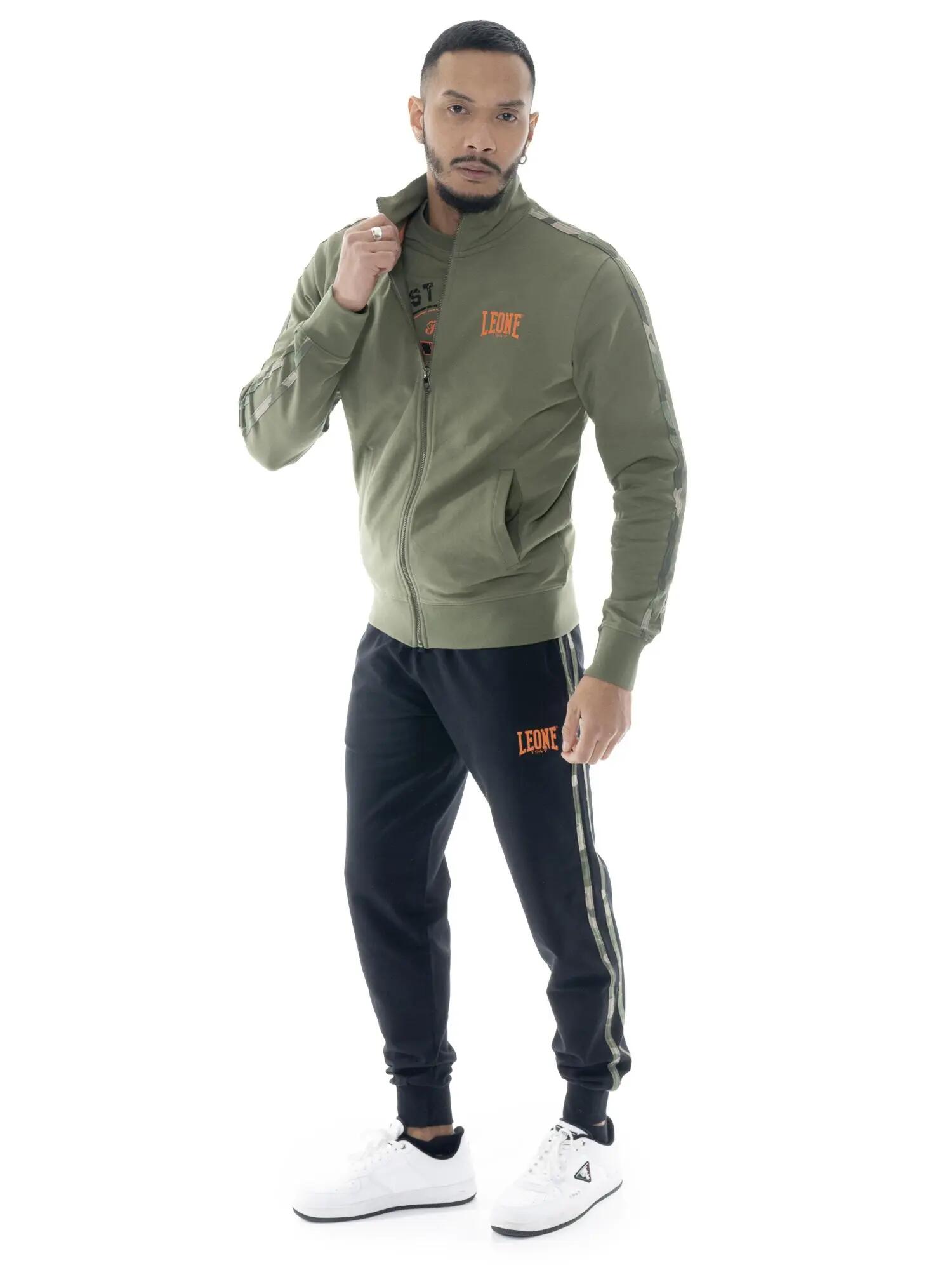 Article homme Leone 1947 Apparel Military coton non brossé zip 5/5