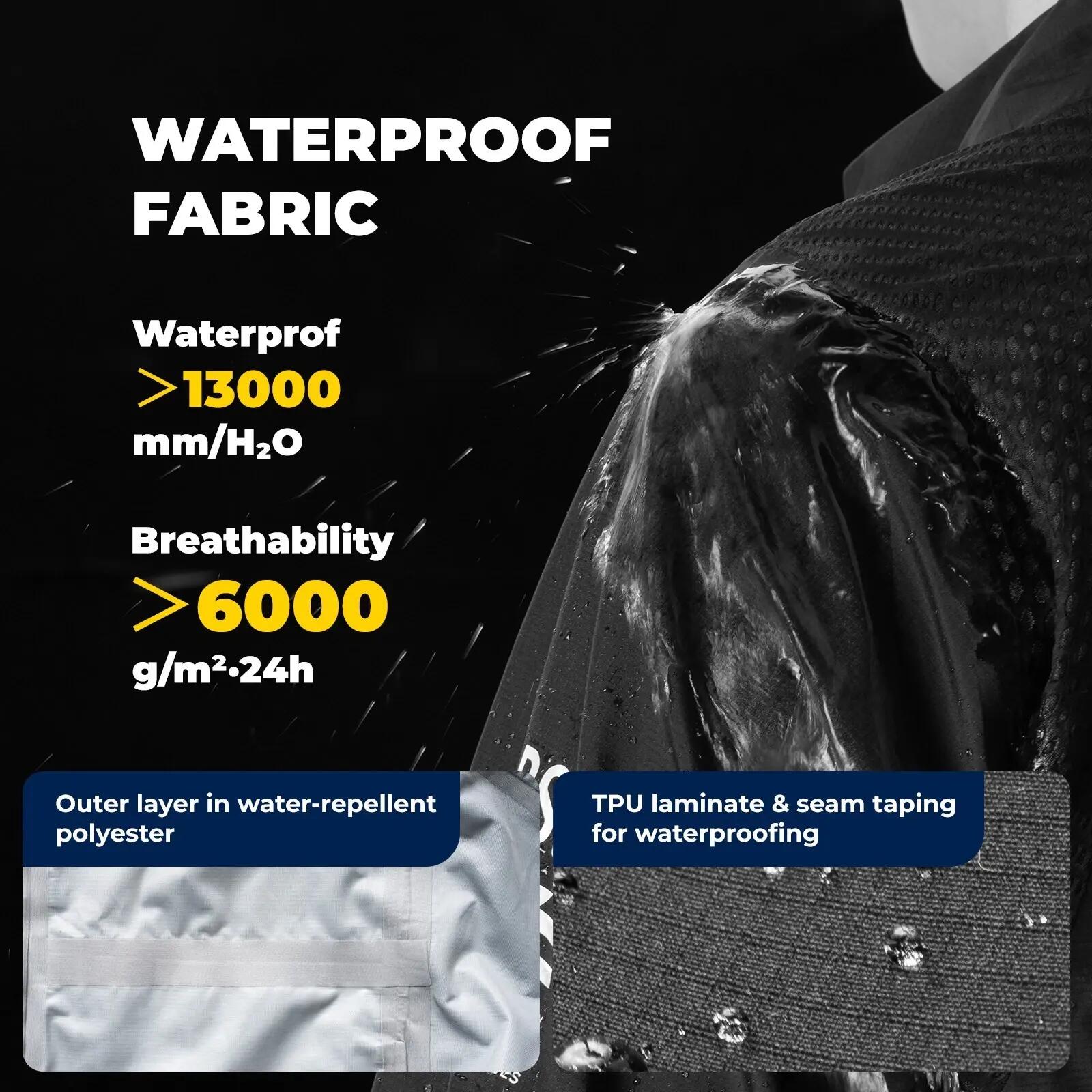 ROCKBROS Wasserdicht Regenjacke Regenmantel 2/2