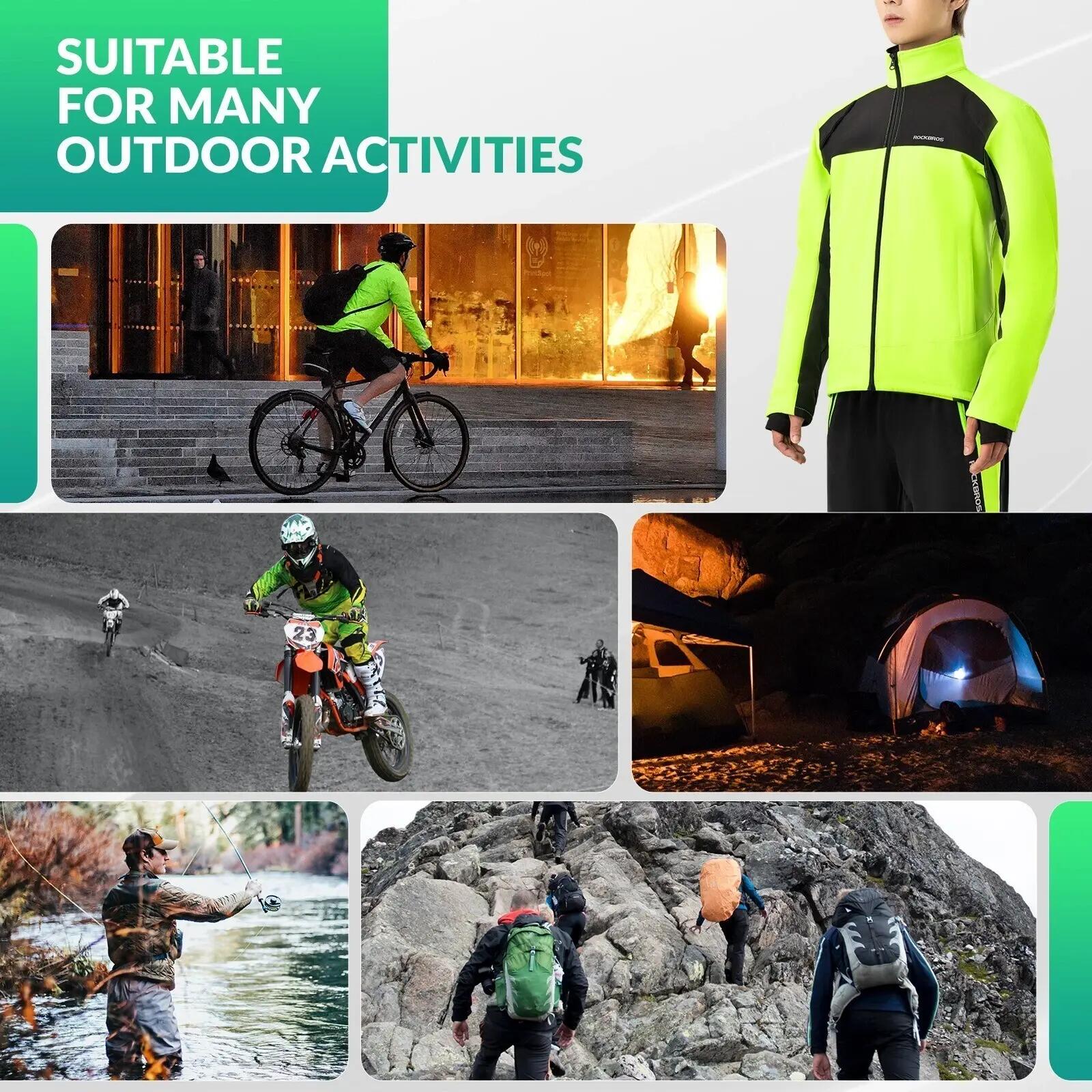ROCKBROS Fahrradjacke Winter Warm Softshelljacke 3/7