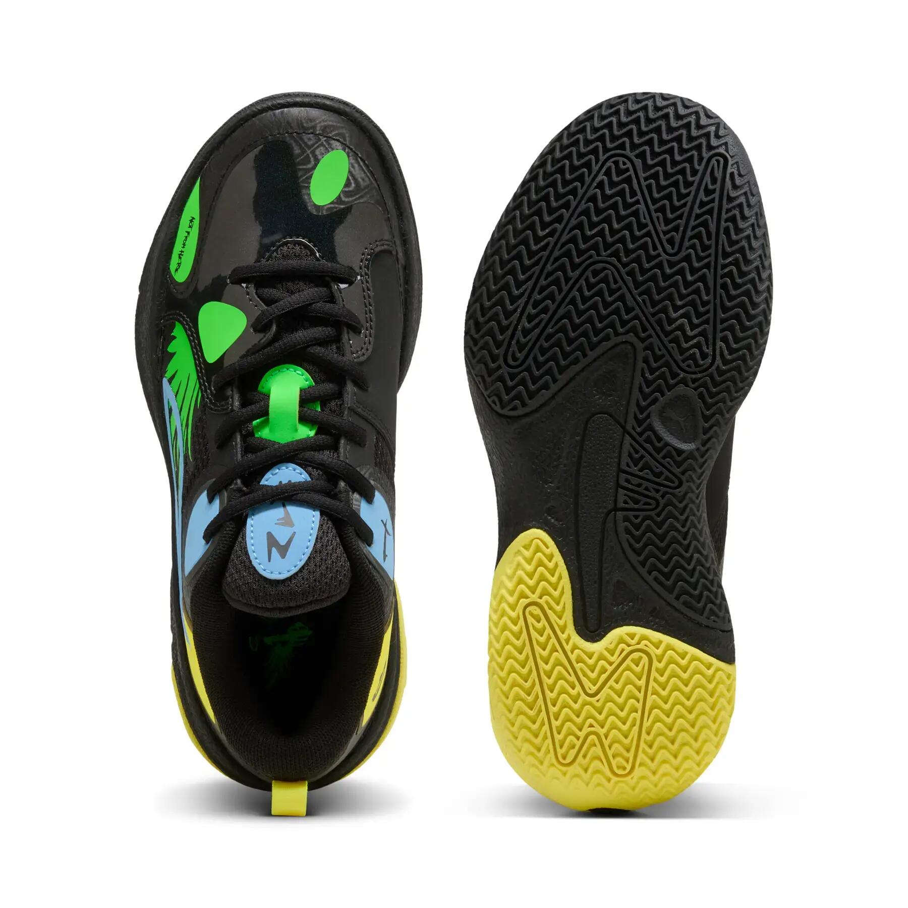 Zapatillas de baloncesto para niños Puma MB World 01 5/6