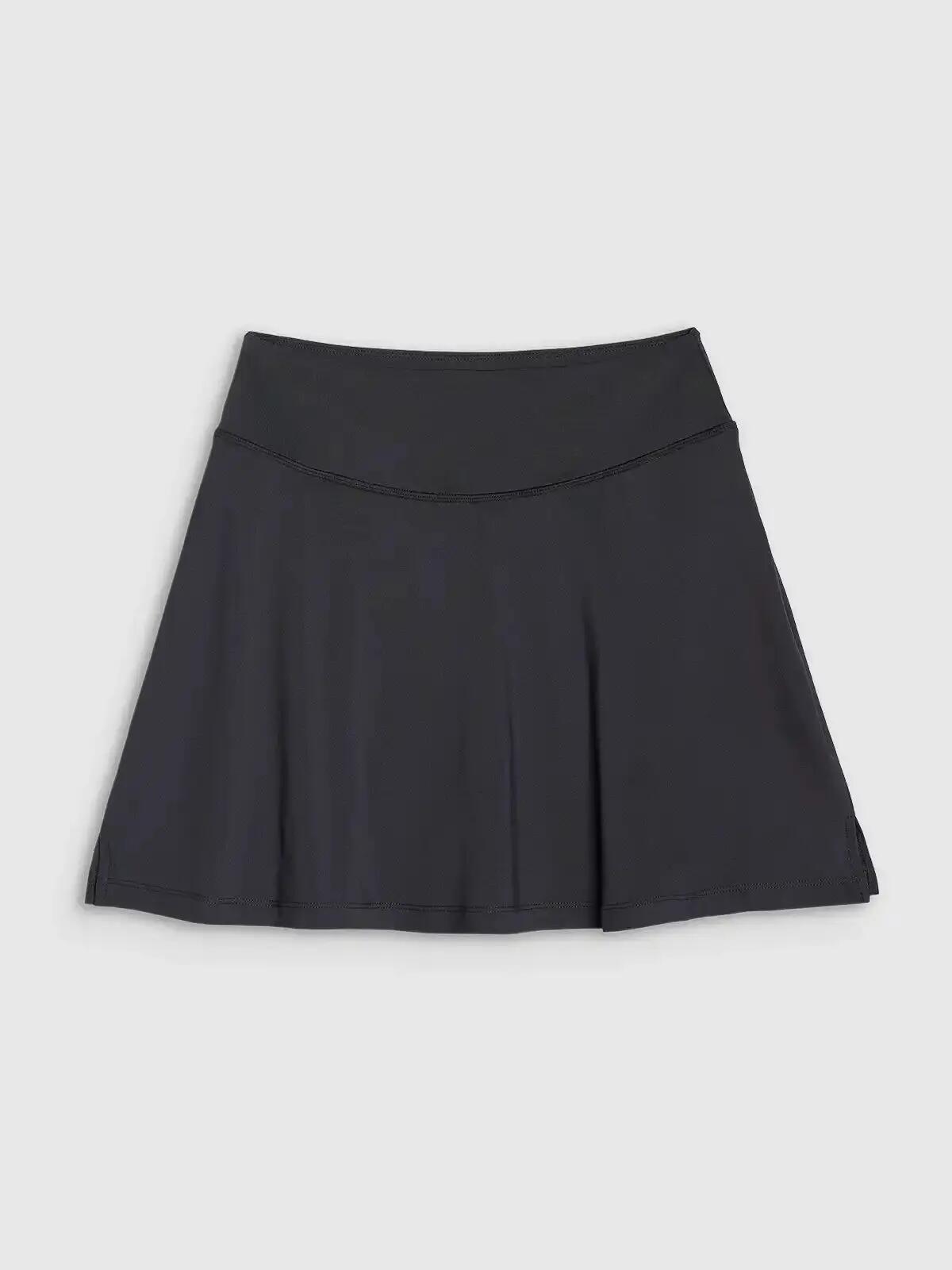 Spódnica treningowa damska ze spodenkami czarna 4F Czarny XS 2/7