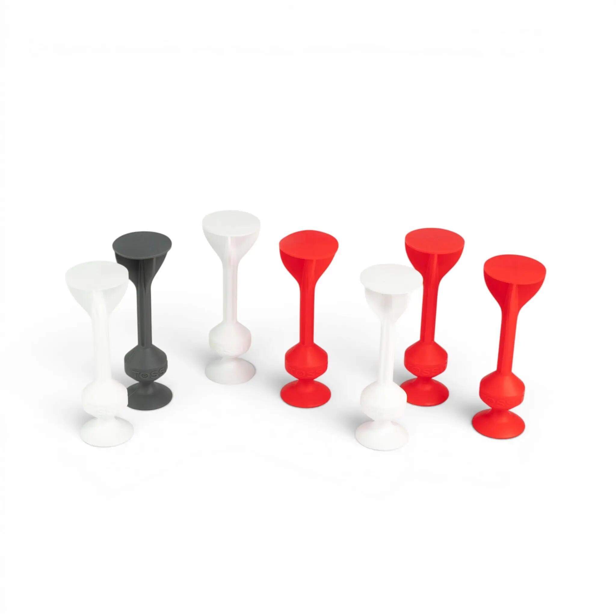 Jeu Fléchette Ventouse, Pétanque Intérieur Extérieur pour Sol et Mur, Silicone 3/7