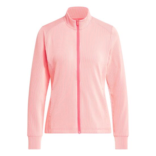 Veste Adidas Textured, veste de golf pour femme, rose