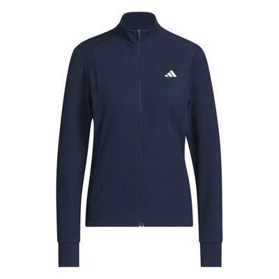 Giacca Adidas Textured giacca da golf da donna blu navy