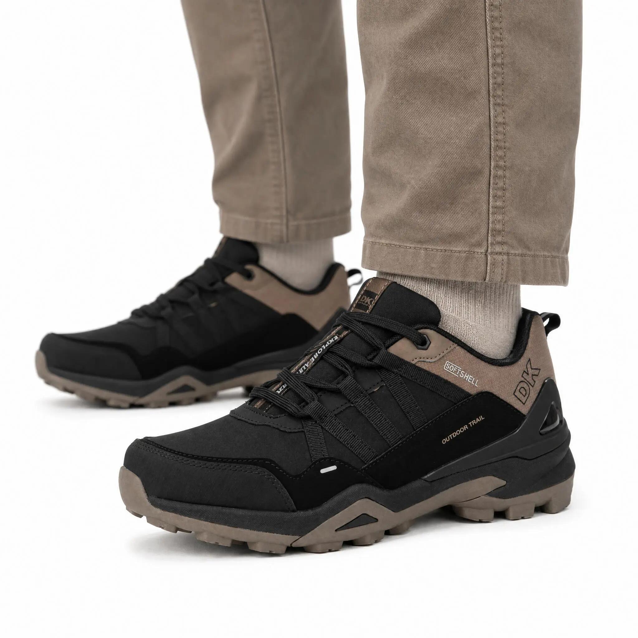 Buty męskie sportowe trekkingowe DK VENOM VB17920 BLACK BROWN 5/5