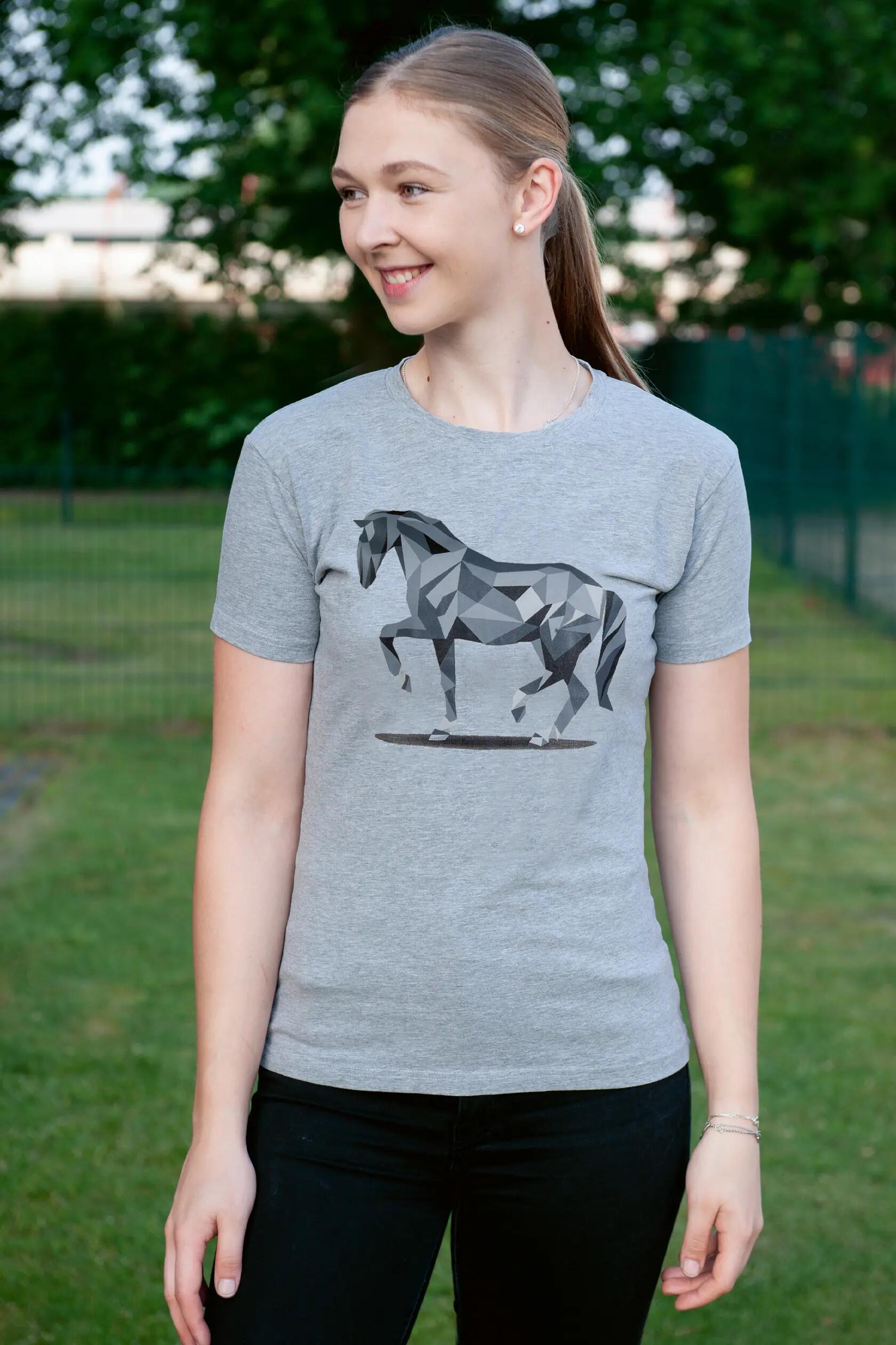 Damska koszulka z grafiką HKM Horse 6/6