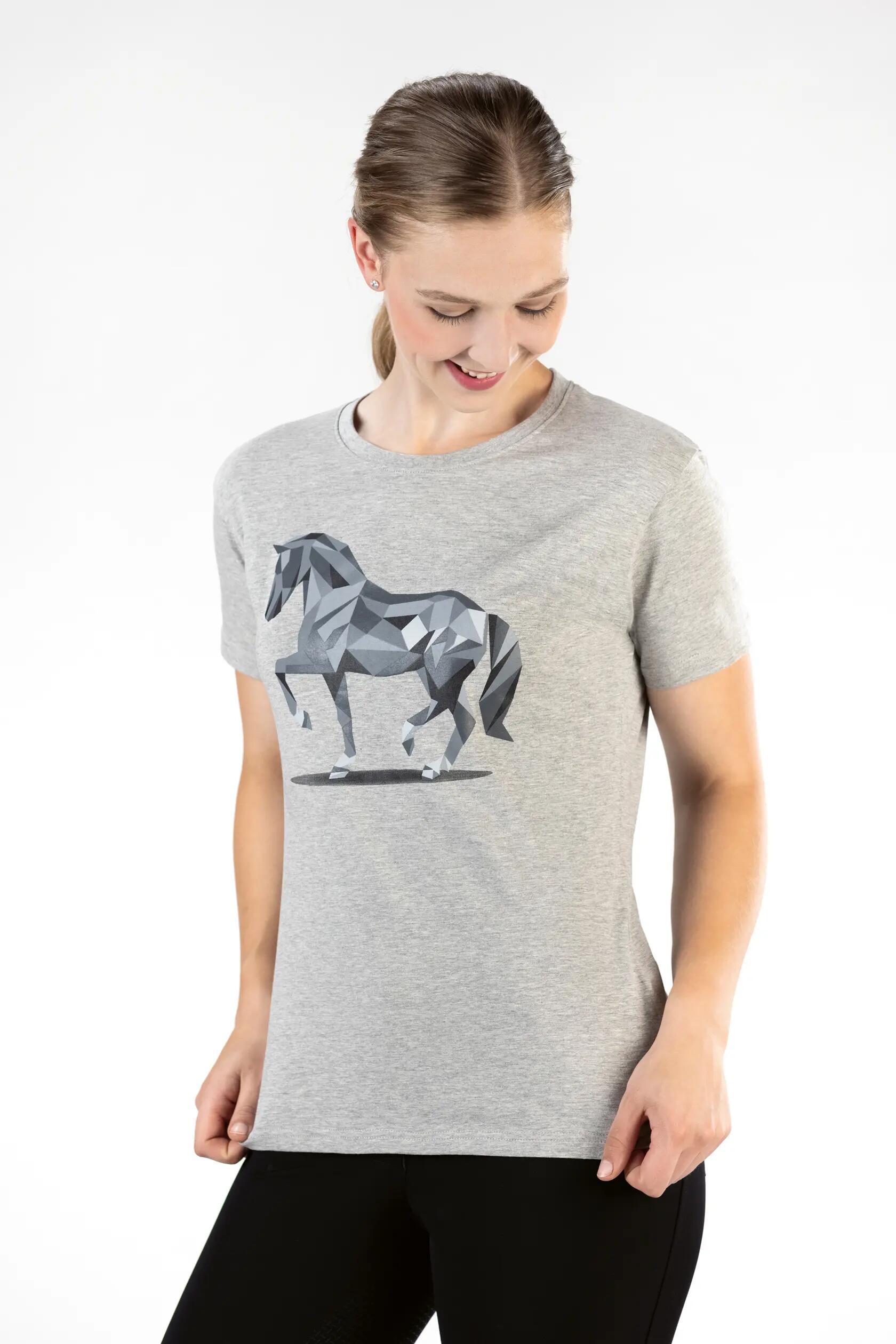 Damska koszulka z grafiką HKM Horse 3/6