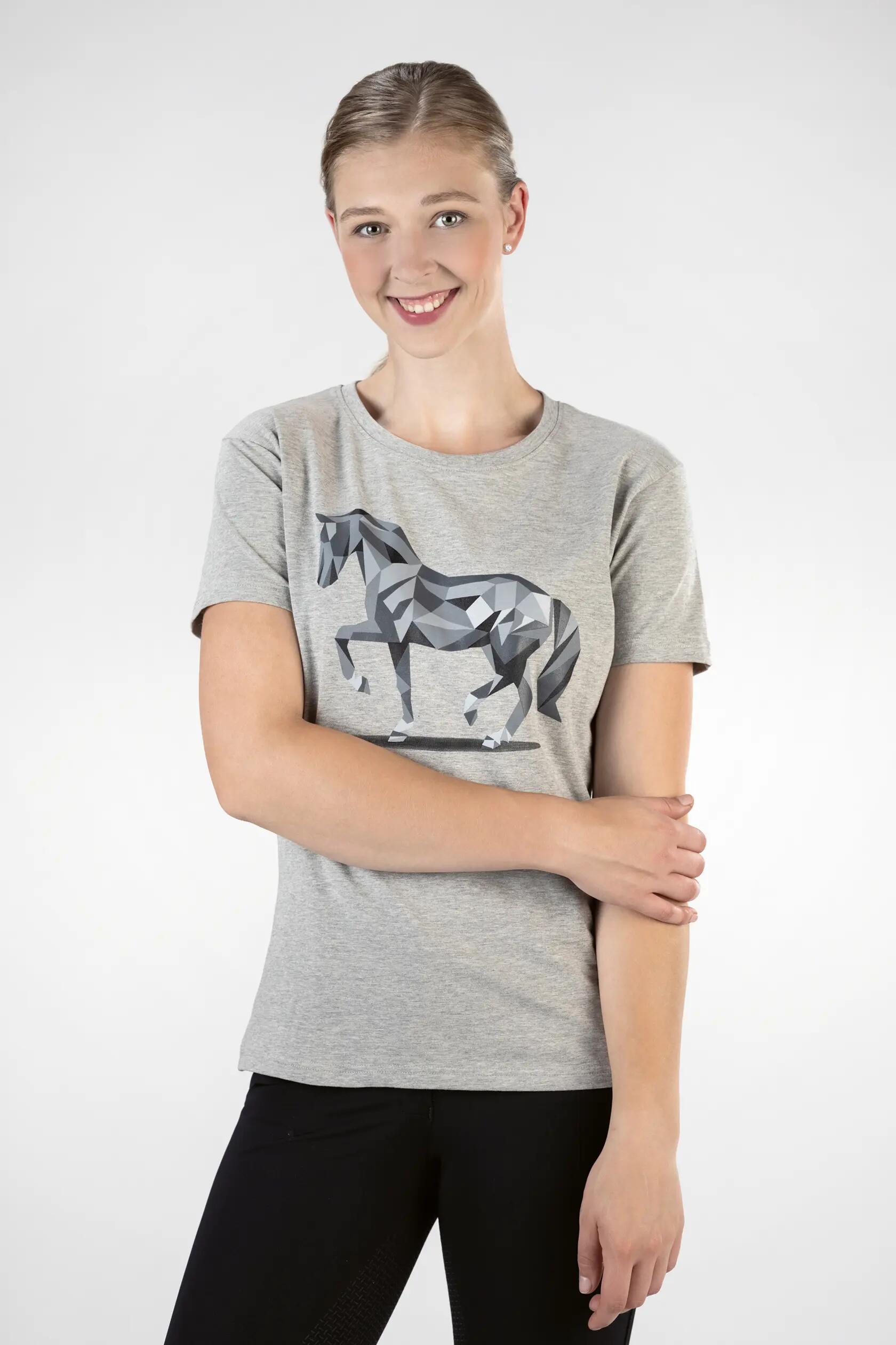 Damska koszulka z grafiką HKM Horse 2/6