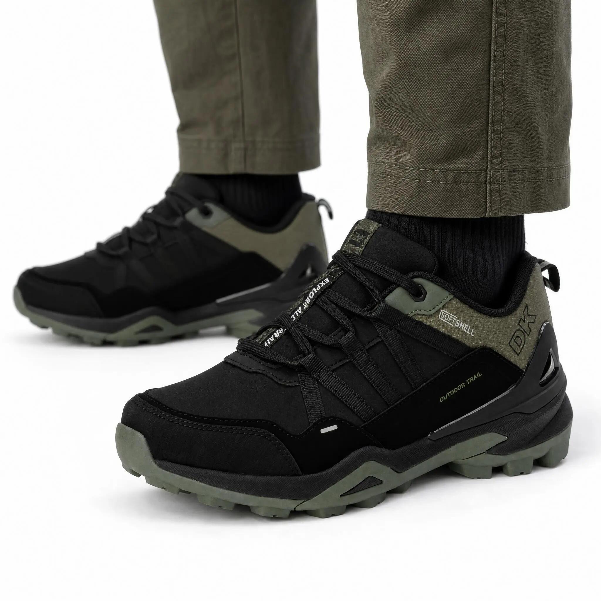 Buty męskie sportowe trekkingowe DK VENOM VB17920 BLACK KHAKI 5/5
