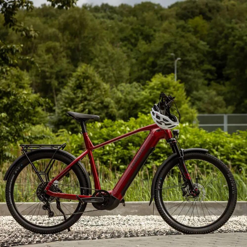 Kask rowerowy miejski / szosowy ROXAR STREET biały z wbudowaną lampką L 3/7