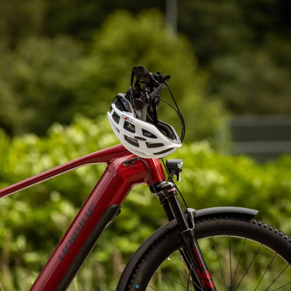 Kask rowerowy miejski / szosowy ROXAR STREET biały z wbudowaną lampką L 2/7