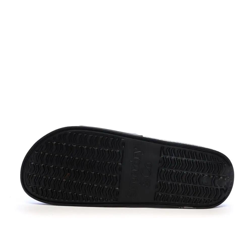 Superdry Herren Badeschuhe Pool-Slides Schwarz 3/4