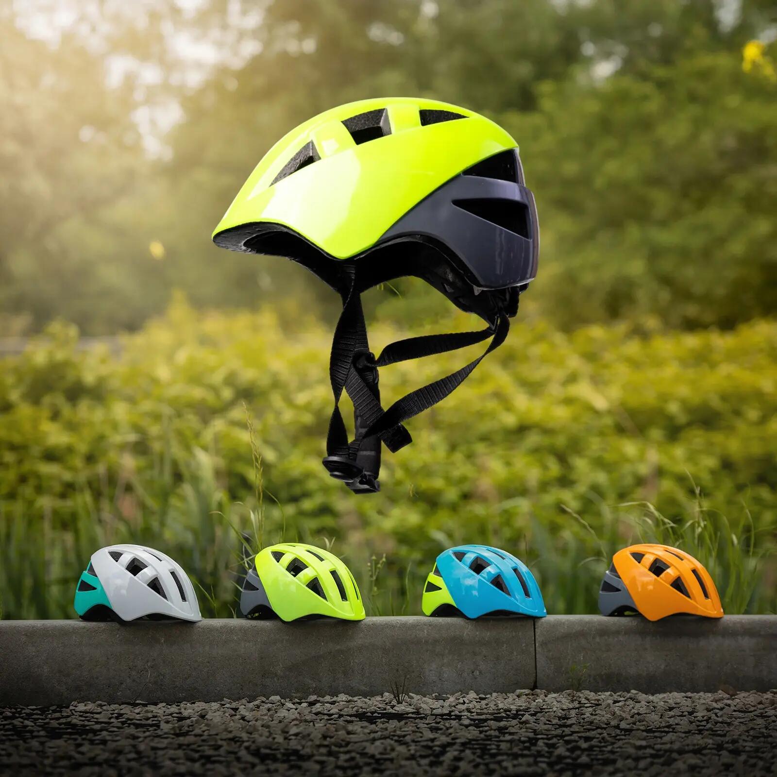 Kask rowerowy dziecięcy ROXAR KID żółty fluo S 48-52 cm 4/5