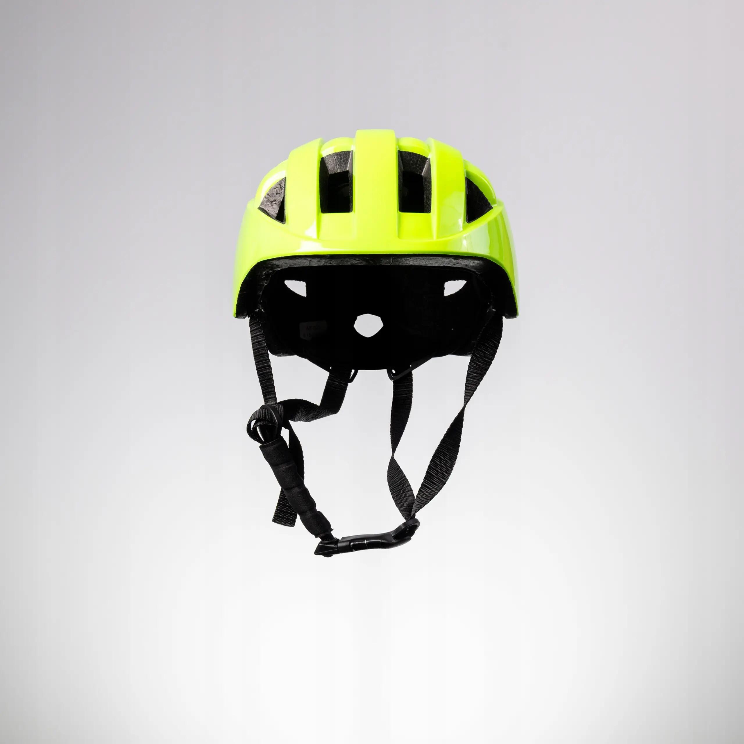 Kask rowerowy dziecięcy ROXAR KID żółty fluo S 48-52 cm 2/5
